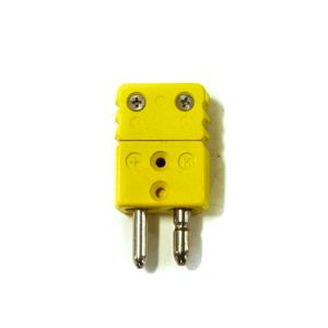 Thermocouple Conn Male Type K Solid Pin