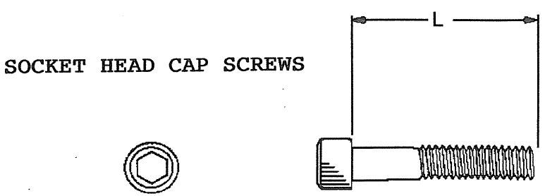 #10-32 X 1 1/2 Socket Head Bolt