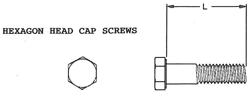 3/8-16 X 3/4 Hex Head Bolt