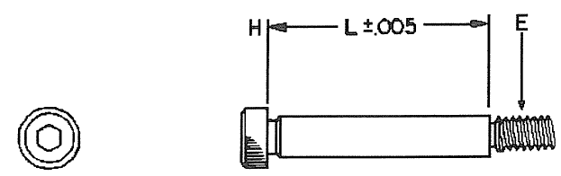 1/2 X 2 Shoulder Bolt