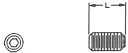 1/4-20 X 1/2 Set Screw