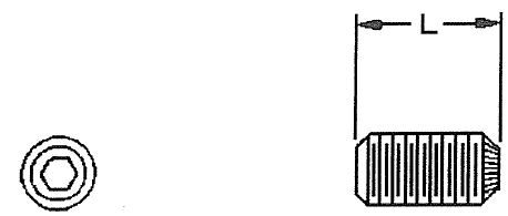 5/16-18 X 3/8 Set Screw