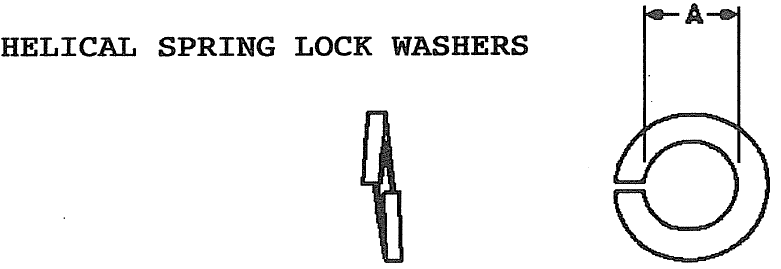 1/4 Lock Washer