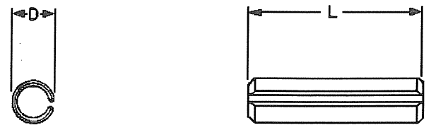 3/32 X 5/8 Roll Pin